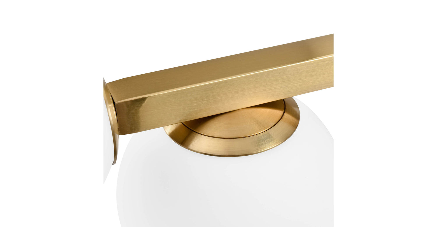 Brushed Brass/Frosted,