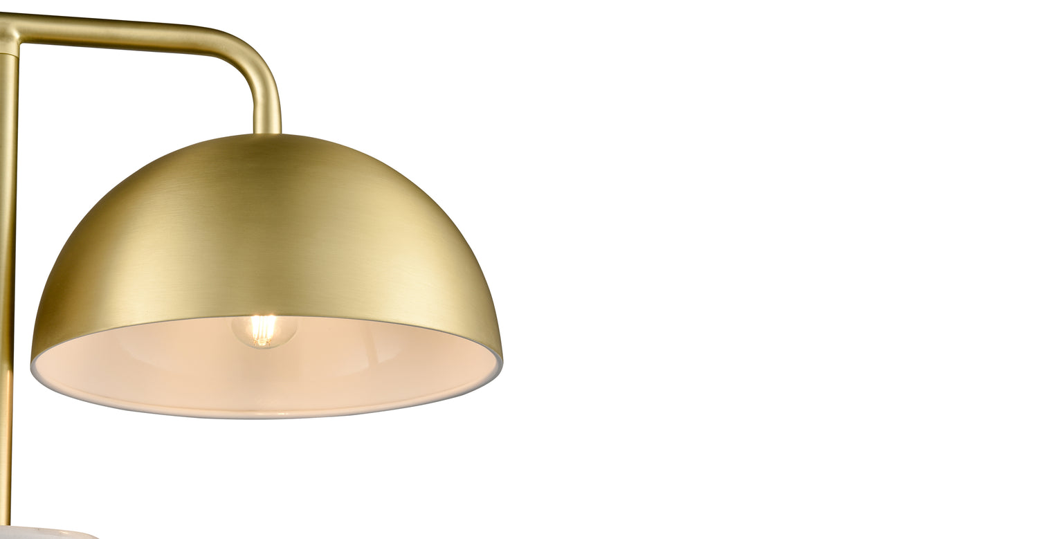 White/Brushed Brass,