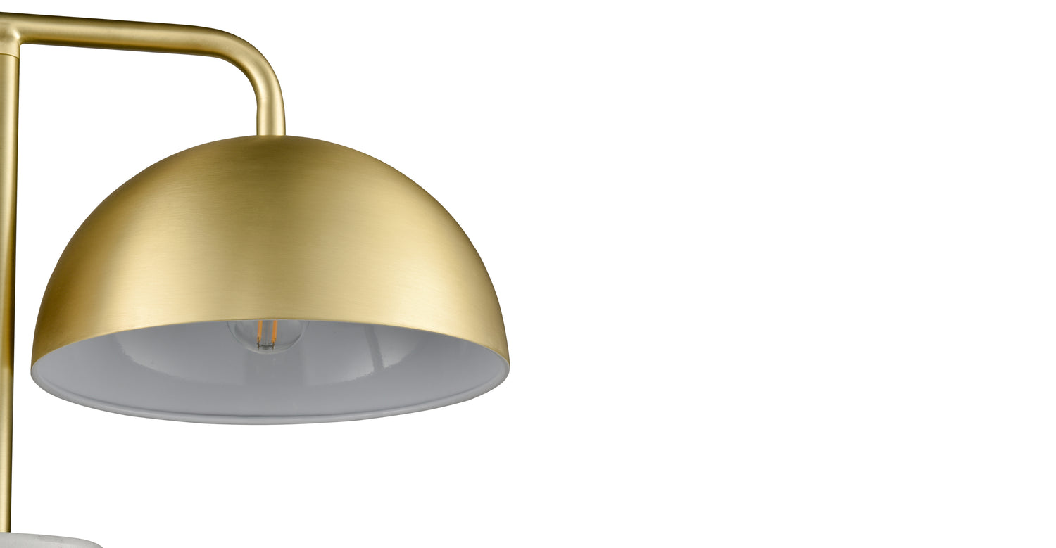 White/Brushed Brass,