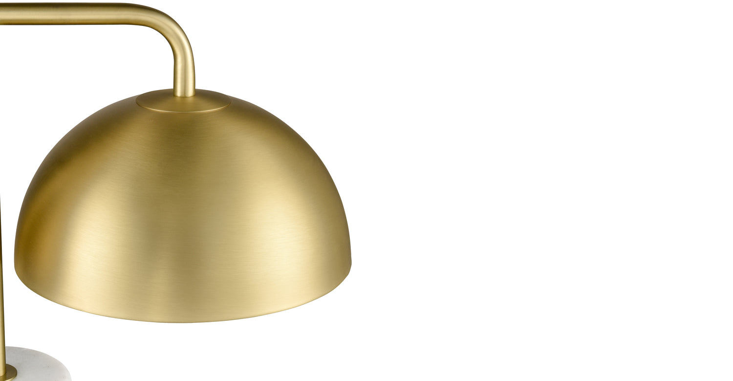 White/Brushed Brass,