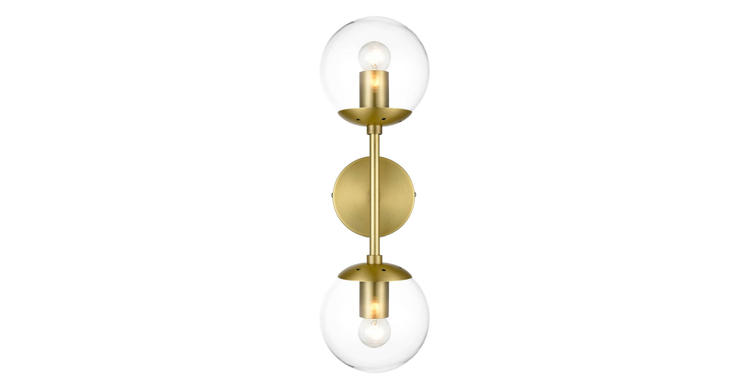 Brushed Brass/Clear