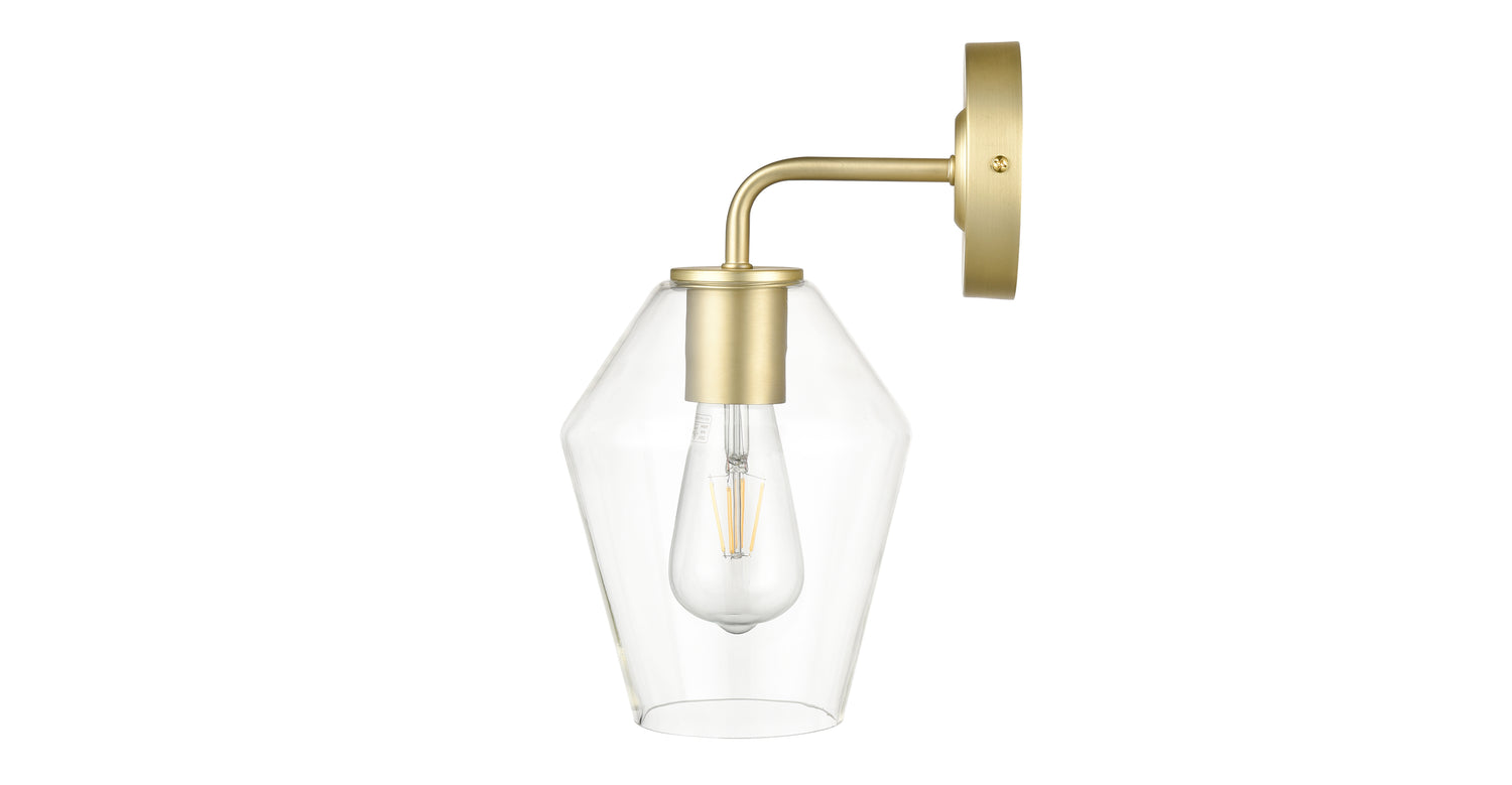 Brushed Brass/Clear