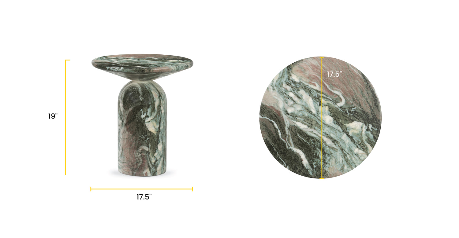Green Marble, dimensions