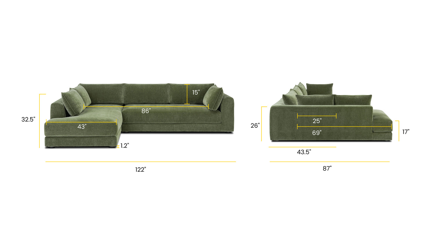 Sagano Green, dimensions