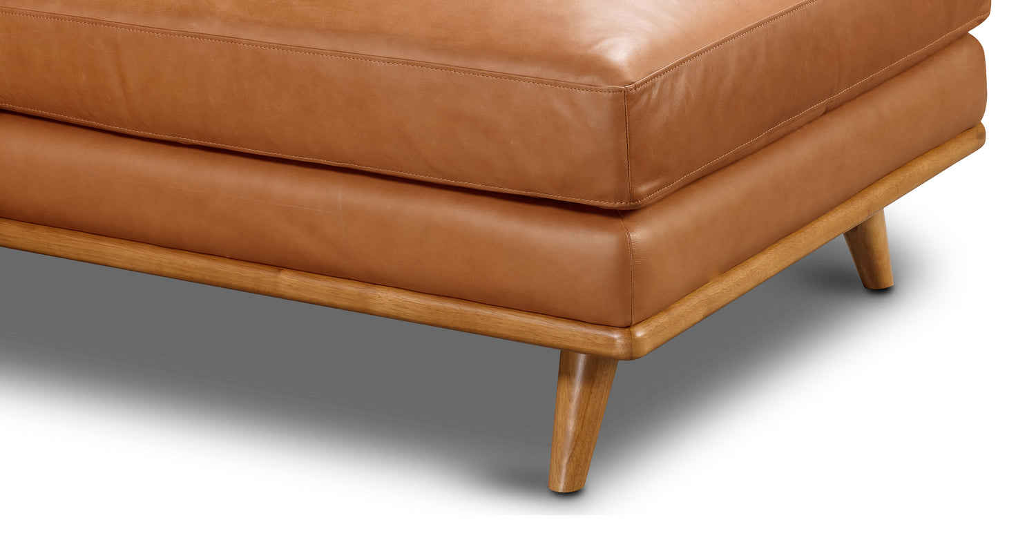Cadiz Right-facing Sectional Sofa Bourbon Tan