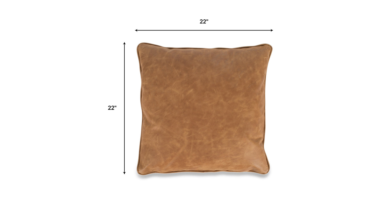 Cognac Tan/Linen White/Set of 2, dimensions