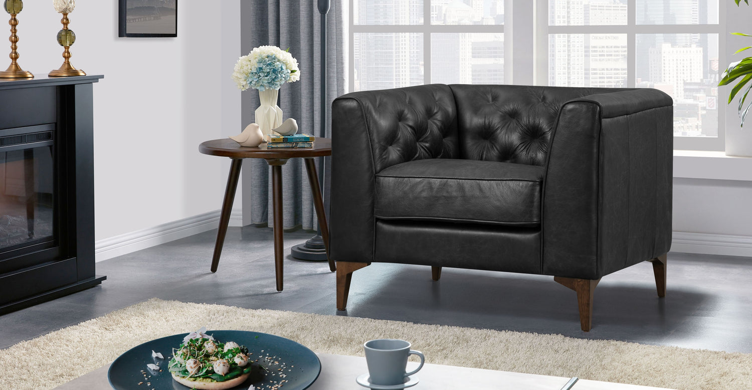 Essex Lounge Chair Onyx Black/Single