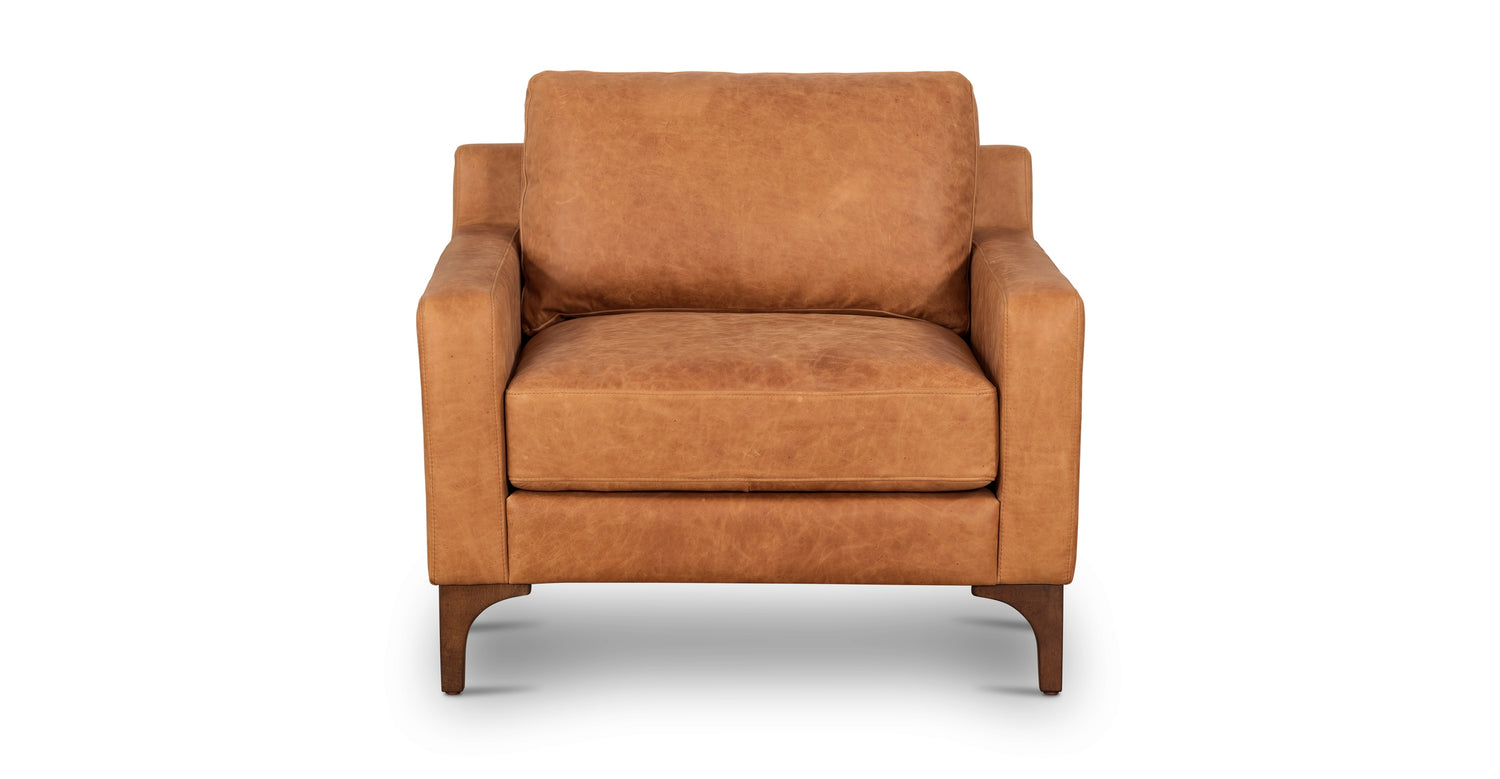 Sorrento Lounge Chair Cognac Tan