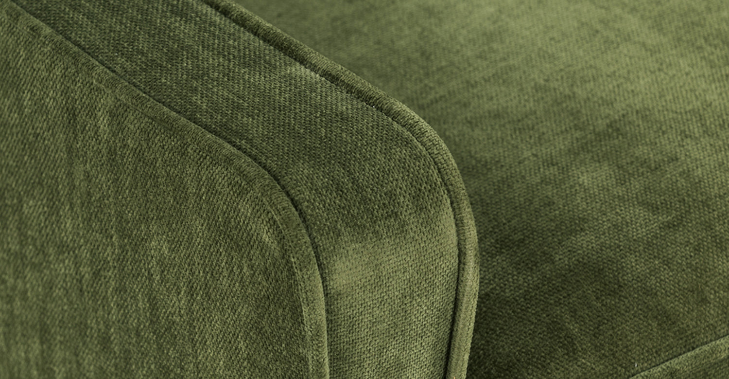 Distressed Green Velvet
