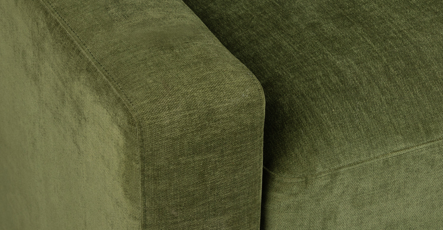 Distressed Green Velvet