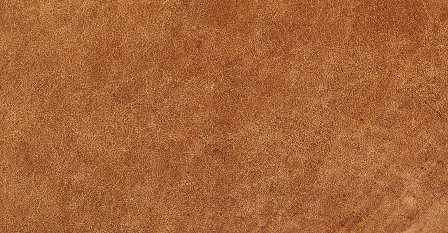 Turin Leather Ottoman Saddle Tan